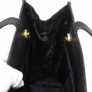 Salvatore Ferragamo Tote Bag Leather Black Gold Auth 151882-18