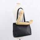 Salvatore Ferragamo Tote Bag Leather Black Gold Auth 151882-21