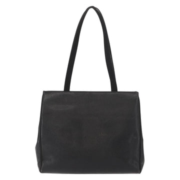 Salvatore Ferragamo Tote Bag Leather Black Gold Auth 151882 - 0