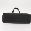 Salvatore Ferragamo Tote Bag Leather Black Gold Auth 151882-5