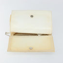 PRADA Chain Shoulder Bag Leather White Auth 151883-10