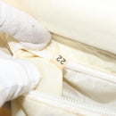 PRADA Chain Shoulder Bag Leather White Auth 151883-12