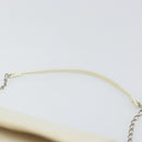 PRADA Chain Shoulder Bag Leather White Auth 151883-8