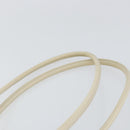 PRADA Tote Bag Nylon White Silver Auth 151884-8