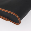 Christian Dior Shoulder Bag Nylon Black Gold Auth 151885-16