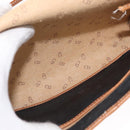 Christian Dior Shoulder Bag Nylon Black Gold Auth 151885-11