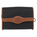 Christian Dior Shoulder Bag Nylon Black Gold Auth 151885-13