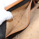 Christian Dior Shoulder Bag Nylon Black Gold Auth 151885-21