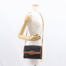 Christian Dior Shoulder Bag Nylon Black Gold Auth 151885-22