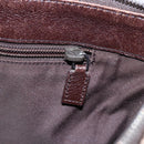 GUCCI GG Canvas Shoulder Bag Beige Silver 110054 Auth 151886-19