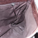 GUCCI GG Canvas Shoulder Bag Beige Silver 110054 Auth 151886-20