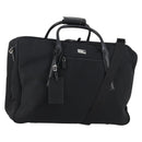 GUCCI Boston Bag Nylon Black Silver 012 0393 12 Auth 151894-1