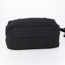 GUCCI Boston Bag Nylon Black Silver 012 0393 12 Auth 151894-5