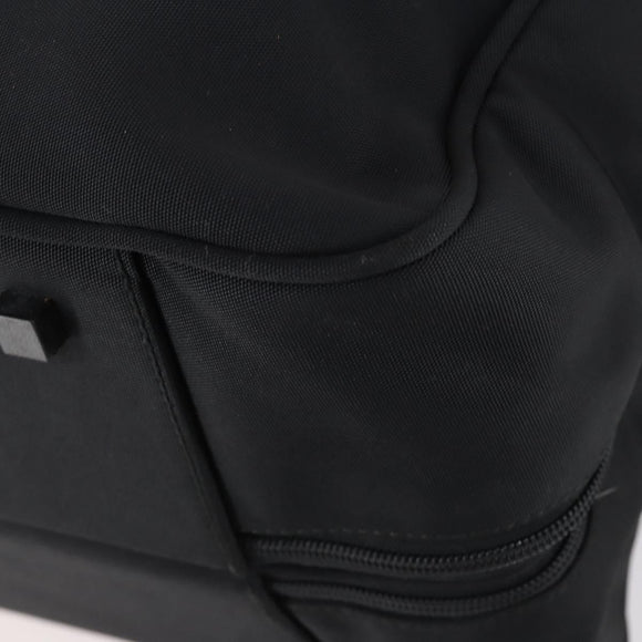 GUCCI Boston Bag Nylon Black Silver 012 0393 12 Auth 151894