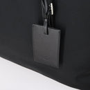 GUCCI Boston Bag Nylon Black Silver 012 0393 12 Auth 151894-20