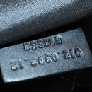 GUCCI Boston Bag Nylon Black Silver 012 0393 12 Auth 151894-12