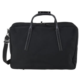 GUCCI Boston Bag Nylon Black Silver 012 0393 12 Auth 151894 - 0