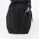 GUCCI Boston Bag Nylon Black Silver 012 0393 12 Auth 151894-3