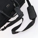 GUCCI Boston Bag Nylon Black Silver 012 0393 12 Auth 151894-7