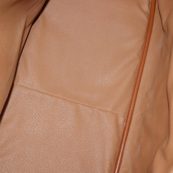 CELINE Macadam Canvas Boston Bag PVC Brown Gold Auth 151895