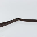 BURBERRY Nova Check Blue Label Shoulder Bag Nylon Beige Silver Auth 151897-8