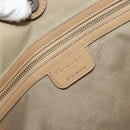 Christian Dior Canage Tote Bag Coated Canvas Beige Gold Auth 151899-19