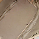 Christian Dior Canage Tote Bag Coated Canvas Beige Gold Auth 151899-11
