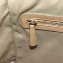 Christian Dior Canage Tote Bag Coated Canvas Beige Gold Auth 151899-22