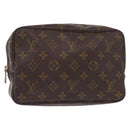 LOUIS VUITTON Monogram Trousse Toilette 23 Clutch Bag M47524 LV Auth 151900-1
