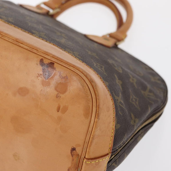 LOUIS VUITTON Monogram Alma Hand Bag M51130 LV Auth 151902