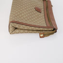 CELINE Macadam Canvas Clutch Bag PVC Leather 3 Set Brown Beige Auth 151904-4