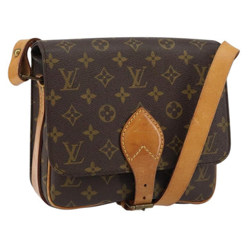 LOUIS VUITTON Monogram Cartouchiere MM Shoulder Bag M51253 LV Auth 151906