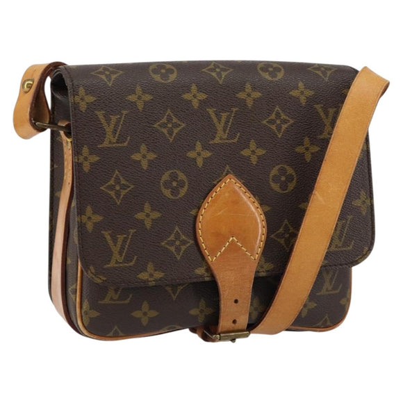 LOUIS VUITTON Monogram Cartouchiere MM Shoulder Bag M51253 LV Auth 151906