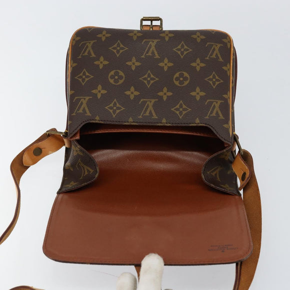LOUIS VUITTON Monogram Cartouchiere MM Shoulder Bag M51253 LV Auth 151906