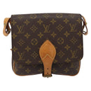 LOUIS VUITTON Monogram Cartouchiere MM Shoulder Bag M51253 LV Auth 151906-13