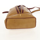 CARTIER Shoulder Bag Leather Beige Auth 151907-5