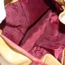 CARTIER Shoulder Bag Leather Beige Auth 151907-12