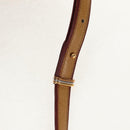 CARTIER Shoulder Bag Leather Beige Auth 151907-9