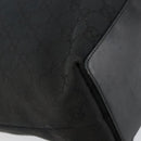 GUCCI GG Canvas Tote Bag Black Gold 002 1098 2404 Auth 151908-16
