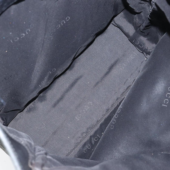 GUCCI GG Canvas Tote Bag Black Gold 002 1098 2404 Auth 151908