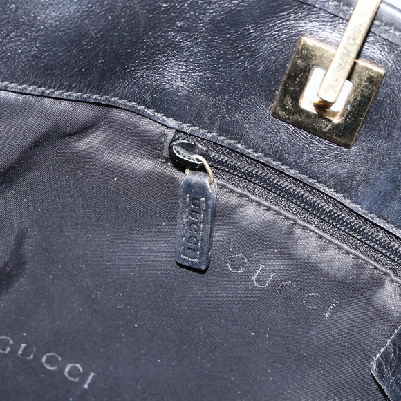 GUCCI GG Canvas Tote Bag Black Gold 002 1098 2404 Auth 151908