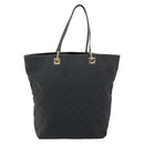 GUCCI GG Canvas Tote Bag Black Gold 002 1098 2404 Auth 151908-13