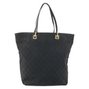 GUCCI GG Canvas Tote Bag Black Gold 002 1098 2404 Auth 151908-2