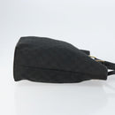 GUCCI GG Canvas Tote Bag Black Gold 002 1098 2404 Auth 151908-3