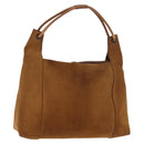 GUCCI Shoulder Bag Suede Brown Auth 151911-1