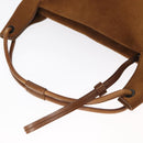 GUCCI Shoulder Bag Suede Brown Auth 151911-10