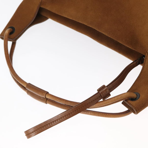 GUCCI Shoulder Bag Suede Brown Auth 151911