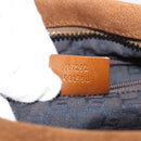 GUCCI Shoulder Bag Suede Brown Auth 151911-12