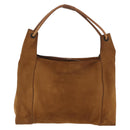 GUCCI Shoulder Bag Suede Brown Auth 151911-2