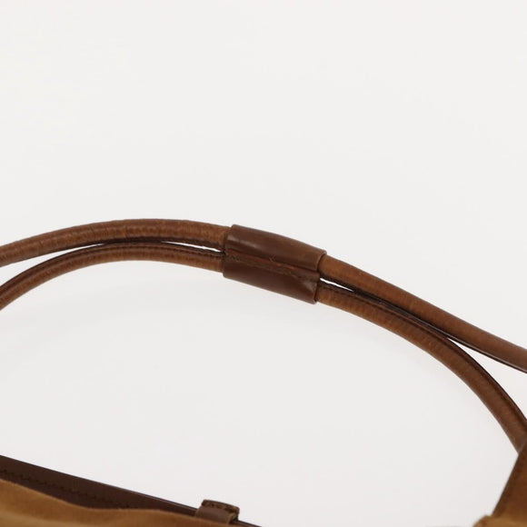 GUCCI Shoulder Bag Suede Brown Auth 151911
